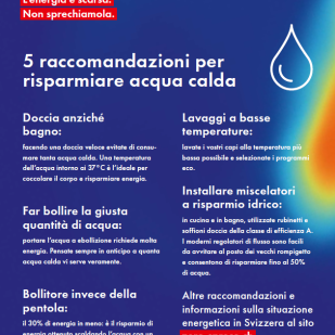 L&#039;ACS sostiene l’Iniziativa di risparmio energetico invernale