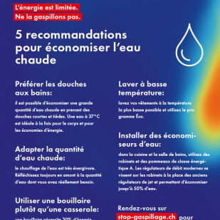 L&#039;ACS soutient l&#039;Initiative économie d’énergie Hiver
